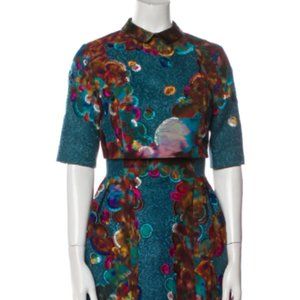 2010 Fall ERDEM Runway Embroidered Dress